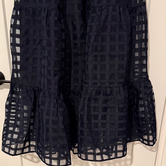 English Factory Midnight Checkered Midi Dress - Picture 7 of 9